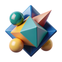 dynamic glorious Geometric abstract shapes composition. Crisp edges, minimal, with Scalable Design. impeccable png