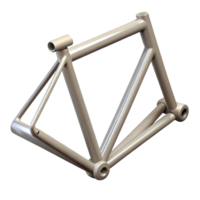 captivating nostalgic victorian Minimal technical drawing of a bicycle frame with crisp edges and with Scalable Design. authentic png