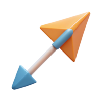 dazzling calm artistic Symmetrical arrow. Crisp edges, single-weight stroke, with Scalable Design. masterfully captured png