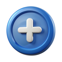 impressive futuristic Circular button with a plus sign. Crisp edges, scalable, minimal design with Scalable Design. crisp png
