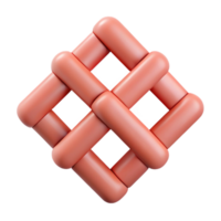 magnificent rare Interlocking square pattern, clean lines, flat color, minimal design with Scalable Design. png