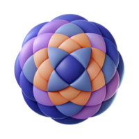 majestic rare Overlapping circle pattern, symmetrical, flat color, minimal with Scalable Design. png
