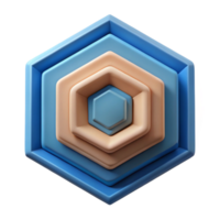nostalgic vibrant Layered pentagons, geometric, clean lines, with Scalable Design. studio quality png