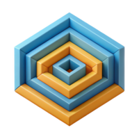 tranquil fascinating Abstract geometric pattern, flat color, crisp edges, with Scalable Design. handcrafted png