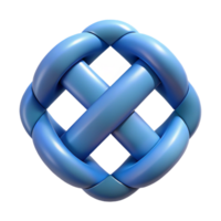 wonderful minimalist Interlaced ribbon pattern, flat color, crisp edges, with Scalable Design. elite png