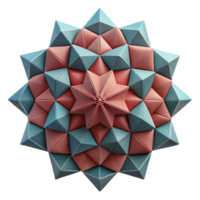 dazzling rare Geometric mosaic pattern, sharp edges, flat color, symmetrical with Scalable Design. png