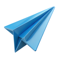 harmonious picturesque Paper airplane with folded wings. Minimal, crisp edges, with Scalable Design. genuine png