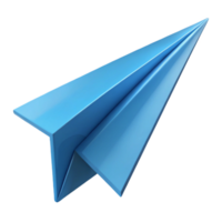 exquisite tranquil modern Paper airplane with folded wings. Minimal, crisp edges, with Scalable Design. professional png