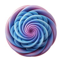 signature renaissance Geometric spiral pattern, clean lines, flat color, with Scalable Design. premium png