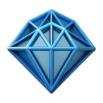 sereno tranquilo surreal geométrico diamante grade, simétrico, fresco arestas, plano cor com escalável Projeto. sem falhas png