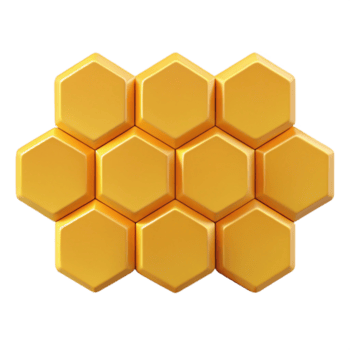 celebrado bohemio panal patrón, hexagonal formas, plano color, con escalable diseño. impecable png