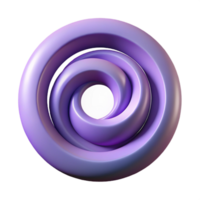 bold beautiful Geometric spiral symbol. Single-weight stroke, symmetrical, flat color with Scalable Design. masterfully captured png