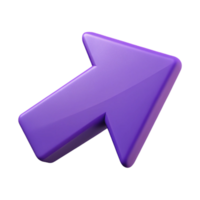 bold exquisite Clean lines, flat purple arrow pointing right. Scalable, minimal with Scalable Design. luxury png
