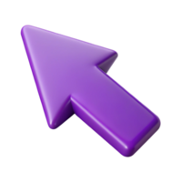 whimsical serene Clean lines, flat purple arrow pointing right. Scalable, minimal with Scalable Design. high quality png