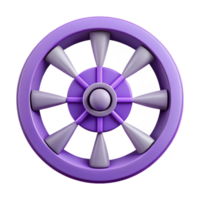 quintessential victorian Symmetrical, flat color Dharma wheel with sharp edges and a clean design. with Scalable Design. gallery standard png
