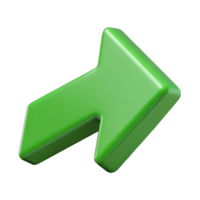 exquisite surreal Minimal, geometric arrow pointing left. Flat green, single-weight stroke with Scalable Design. precision png