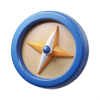 fascinating gothic A stylized, geometric representation of a compass with clean lines and flat color. with Scalable Design. gallery standard png