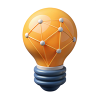 captivating quintessential Lightbulb pictogram. Geometric, clean lines, minimal with Scalable Design. png