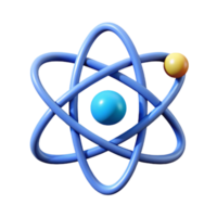 joyful fascinating Symmetrical atomic symbol. Flat color, crisp edges, single-weight stroke with Scalable Design. perfect clarity png