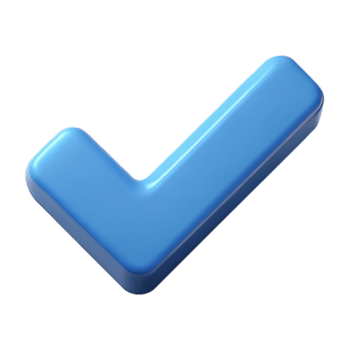 harmonious immaculate Minimalist check mark symbol. Clean lines, flat color, with Scalable Design. precision png