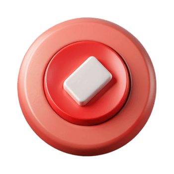 inspired gothic Stop button pictogram. Clean lines, crisp edges, minimal with Scalable Design. precision png