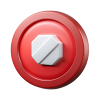 coveted geometric Stop button pictogram. Clean lines, crisp edges, minimal with Scalable Design. perfect clarity png