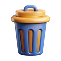 reflective wonderful Trash can pictogram. Scalable design, flat color, single-weight stroke with Scalable Design. precision png