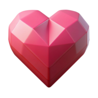 joyful glorious Geometric heart shape. Symmetrical design, crisp edges. Flat color with Scalable Design. 8K png