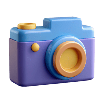 harmonioso pitoresco Câmera pictograma. mínimo, plano cor, fresco arestas com escalável Projeto. genuíno png