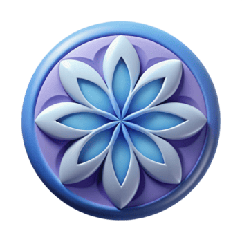 hipnotizante quintessencial simétrico quatro folhas trevo. peso único AVC, plano cor. fresco arestas com escalável Projeto. png