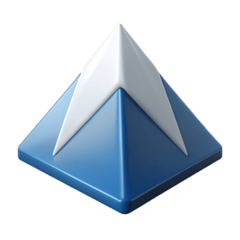 buscados artístico de bordes afilados, triangular logo representando un montaña cima. mínimo, limpiar líneas con escalable diseño. multa detalle png