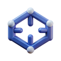 romantic elegant Geometric cube. Clean lines, flat color. Symmetrical design with Scalable Design. original png