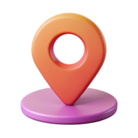 sought-after minimalist Location pin pictogram. Minimal, flat color, crisp edges with Scalable Design. high quality png