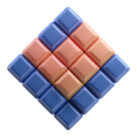 reflective spectacular Geometric pattern of squares. Clean lines, symmetrical, flat color with Scalable Design. museum quality png