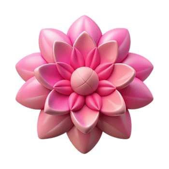 deslumbrante vintage simétrico flor florescer. peso único AVC, plano cor. fresco arestas com escalável Projeto. original png