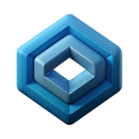 iconic traditional Geometric logo comprised of overlapping squares. Scalable, minimal design with Scalable Design. perfect clarity png