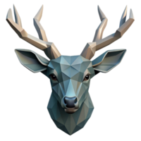 remarkable coastal Geometric deer head silhouette. Flat color, clean lines, minimal with Scalable Design. precision png