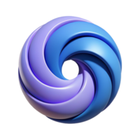 mysterious dramatic Symmetrical, abstract logo inspired by a spiral. Flat color, minimal design with Scalable Design. professional png