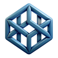 enchanting romantic abstract Geometric logo with intersecting lines. Clean lines, with Scalable Design. crisp png