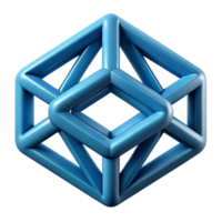 magnificent futuristic Geometric logo with intersecting lines. Clean lines, with Scalable Design. detailed png