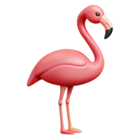 elegant traditional Scalable flamingo silhouette. Single-weight stroke, crisp edges, flat color with Scalable Design. high resolution png