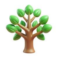 mysterious serene A stylized, symmetrical tree of life with clean lines and flat color with Scalable Design. premium png
