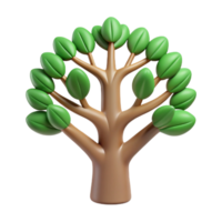 exquisite avant-garde A stylized, symmetrical tree of life with clean lines and flat color with Scalable Design. perfect clarity png