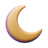 dazzling reflective nordic Single-weight stroke outline of a crescent moon. Crisp edges, flat color. with Scalable Design. 4K png