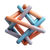striking abstract Abstract composition of intersecting lines. Clean lines, flat color. with Scalable Design. precision png