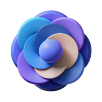 exemplary elegant Abstract composition of overlapping circles. Clean lines, flat color. with Scalable Design. 8K png