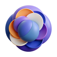 pristine traditional Abstract composition of overlapping circles. Clean lines, flat color. with Scalable Design. sharp png