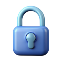 striking gothic Single-weight stroke outline of a lock. Crisp edges, flat color. with Scalable Design. 4K png