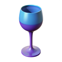 exquisite reflective abstract Scalable wine glass. Crisp edges, flat color with Scalable Design. artisan png