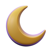 beautiful memorable Minimal outline of a crescent moon. Clean lines, flat color, crisp edges with Scalable Design. png